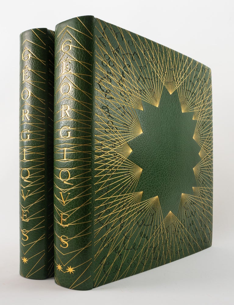 (ST21134) GEORGICA. LES GEORGIQUES. BINDINGS - CRETT&Eacute;, ANDR&Eacute; DUNOYER DE...