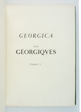 GEORGICA. LES GEORGIQUES.
