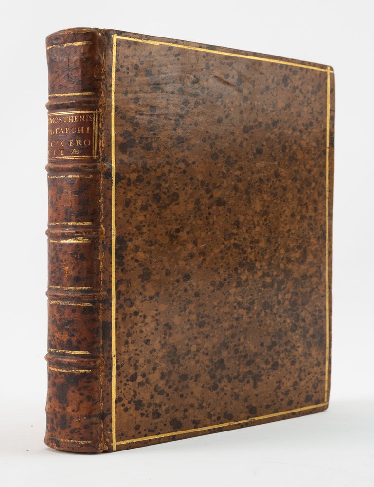 (ST21147) [Title in Greek, then:] PLUTARCHI DEMOSTHENIS ET CICERONIS VITAE PARALLELAE....